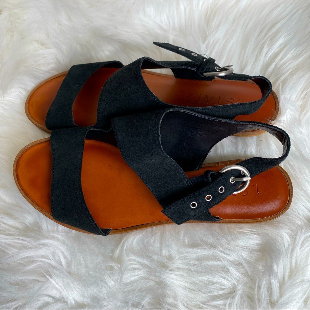1. State Suede Leather Sandals Size 8